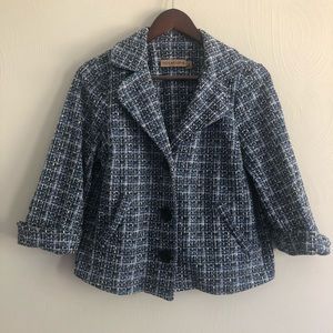 3/$21 🍭 Blue Tweed Swing Jacket